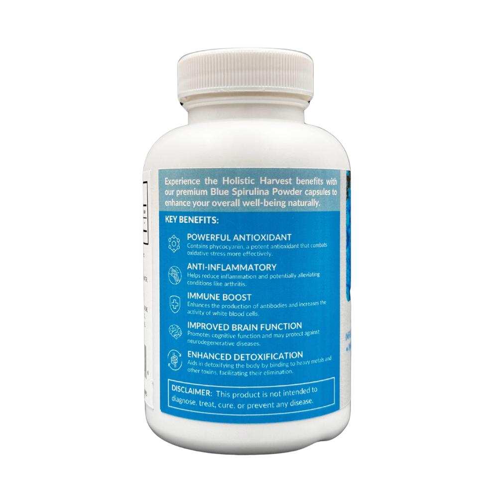 Blue Spirulina Powder Capsules