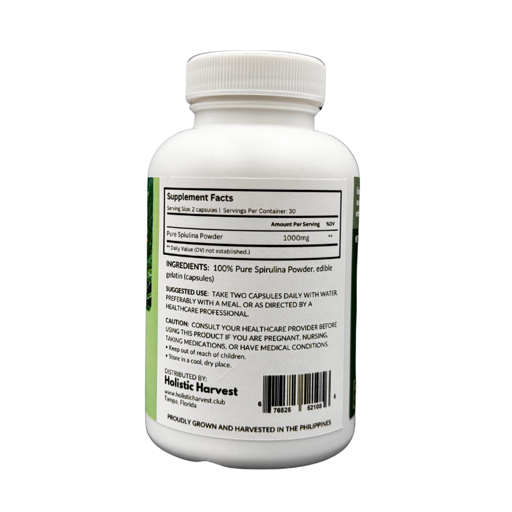 Spirulina Powder Capsules